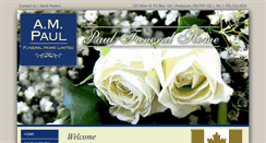 Desktop Screenshot of paulfuneralhome.ca